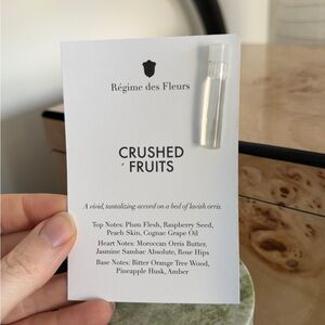 Régime des Fleurs Crushed Fruits Perfume Sample